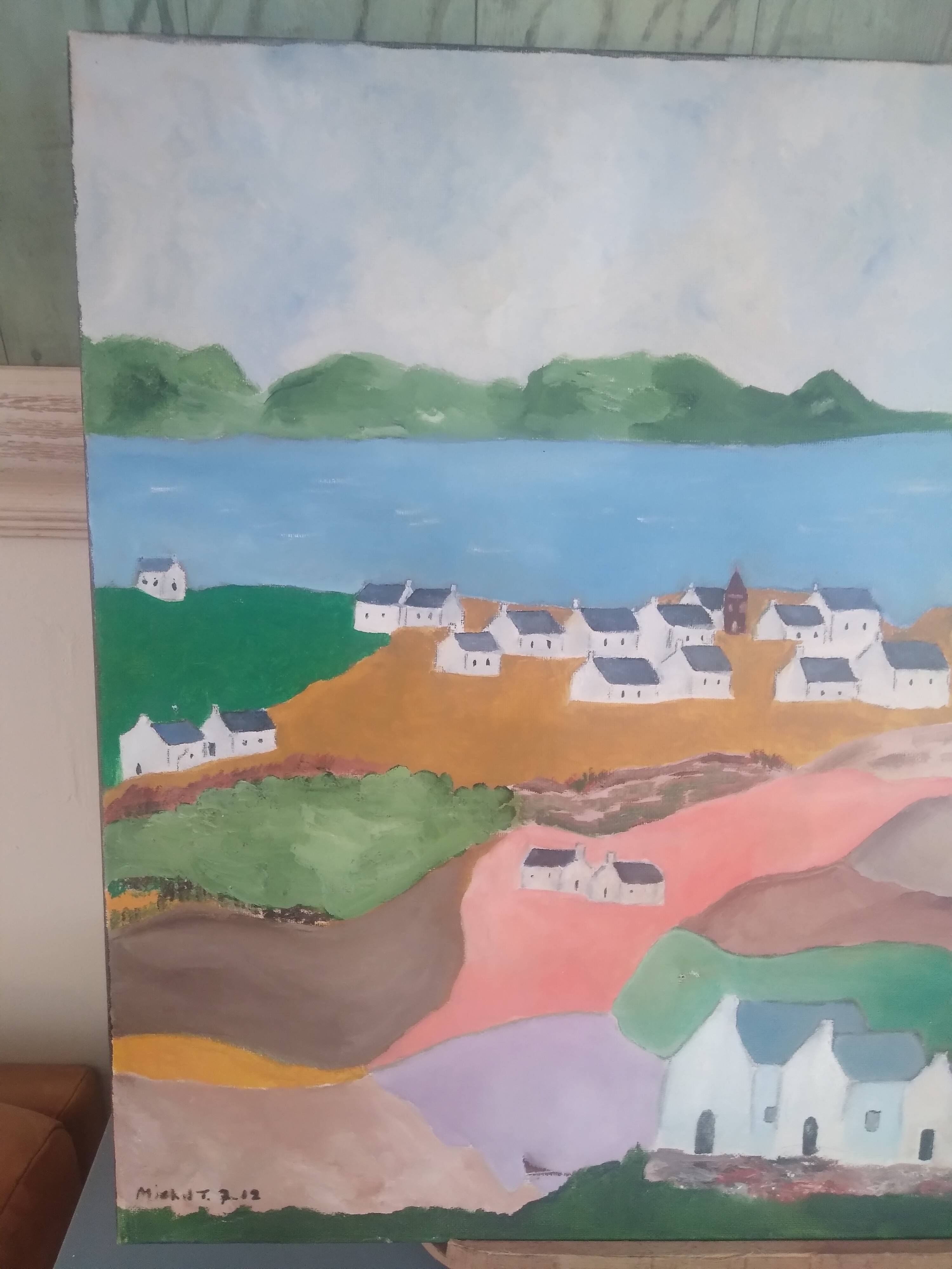 Brittany seaside and landscape painting