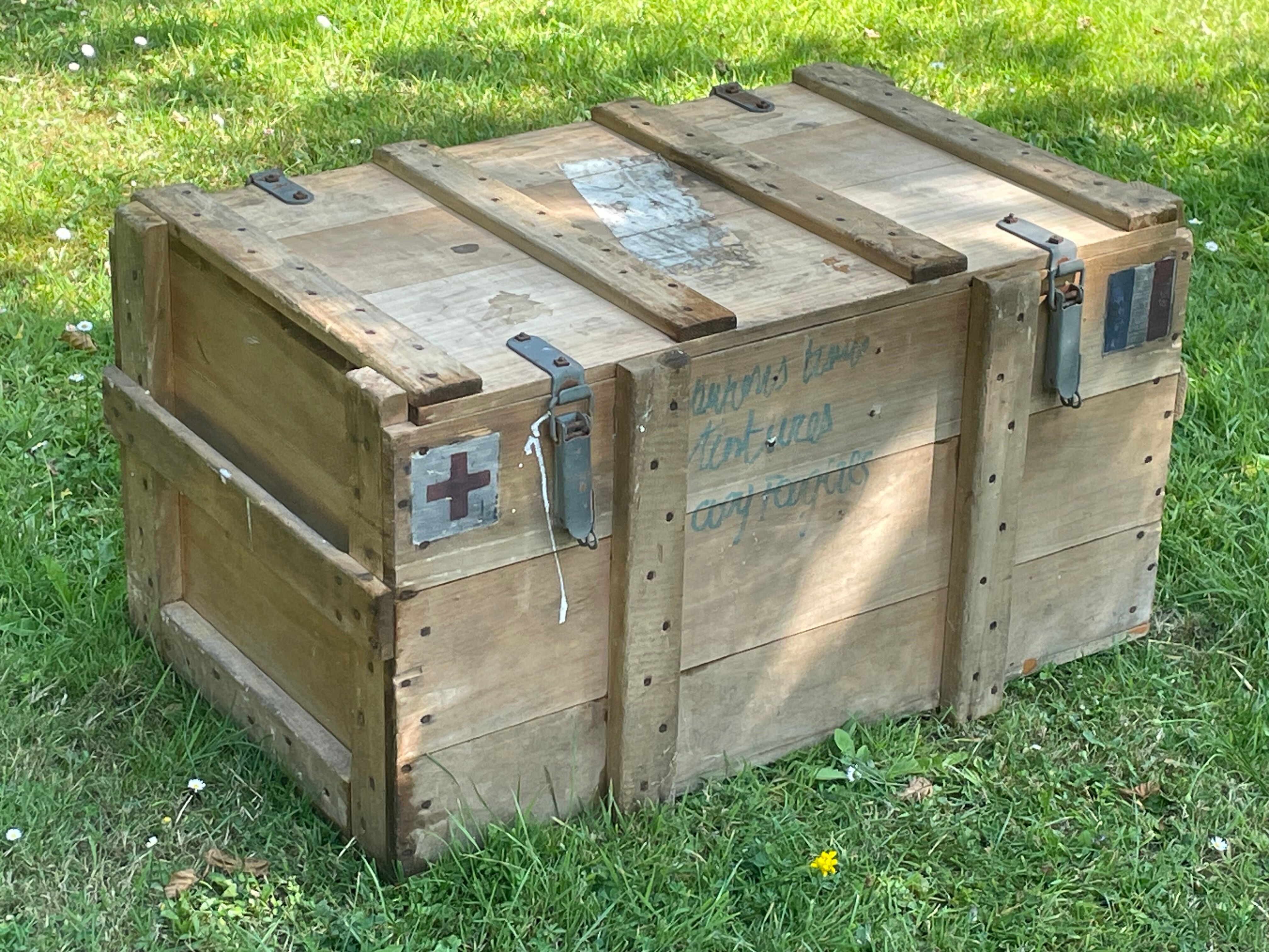 Trunk, natural wood box, very healthy