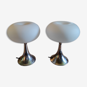 Pair of lamps Prisma leuchten UFO Space age