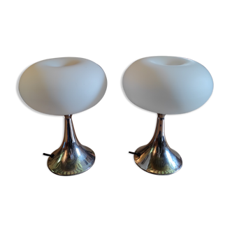 Pair of lamps Prisma leuchten UFO Space age