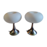 Pair of lamps Prisma leuchten UFO Space age