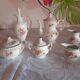 Coffee set 19 pieces in porcelain