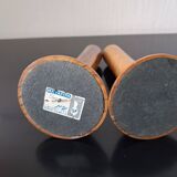 Pair of olive wood candlesticks Maison Ma Yafith