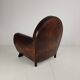 Leather Art Deco Gentleman’s Club Chair