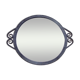 1930 hammered metal mirror