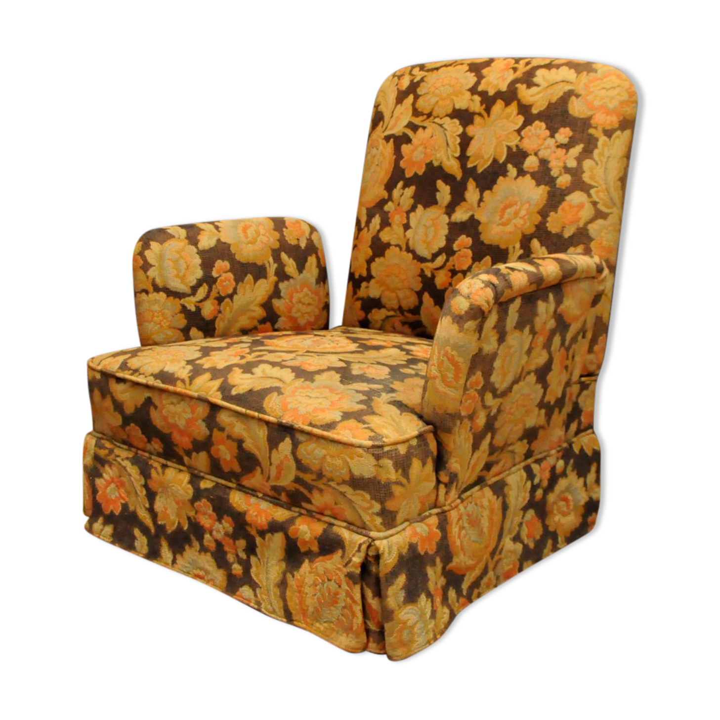 Scandinavian fireplace armchair
