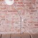Mid-century chrome floor lamp by j. hůrka for napako, czech, 1950s
