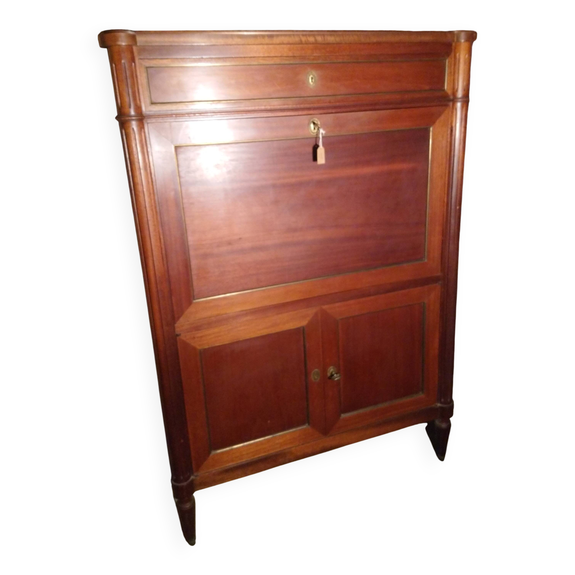 English-style solid wood secretary.