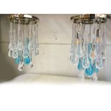 Plafonnier en verre de Murano