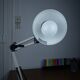 White articulated architect lamp - vintage industrial style