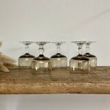 5 smoked liqueur glasses