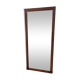 Large old mirror walnut wood frame