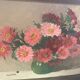 Painting the bouquet of Daisies signed Renée VAsse, old frame