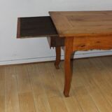 Louis XV style farmhouse table in cherry wood 19th century