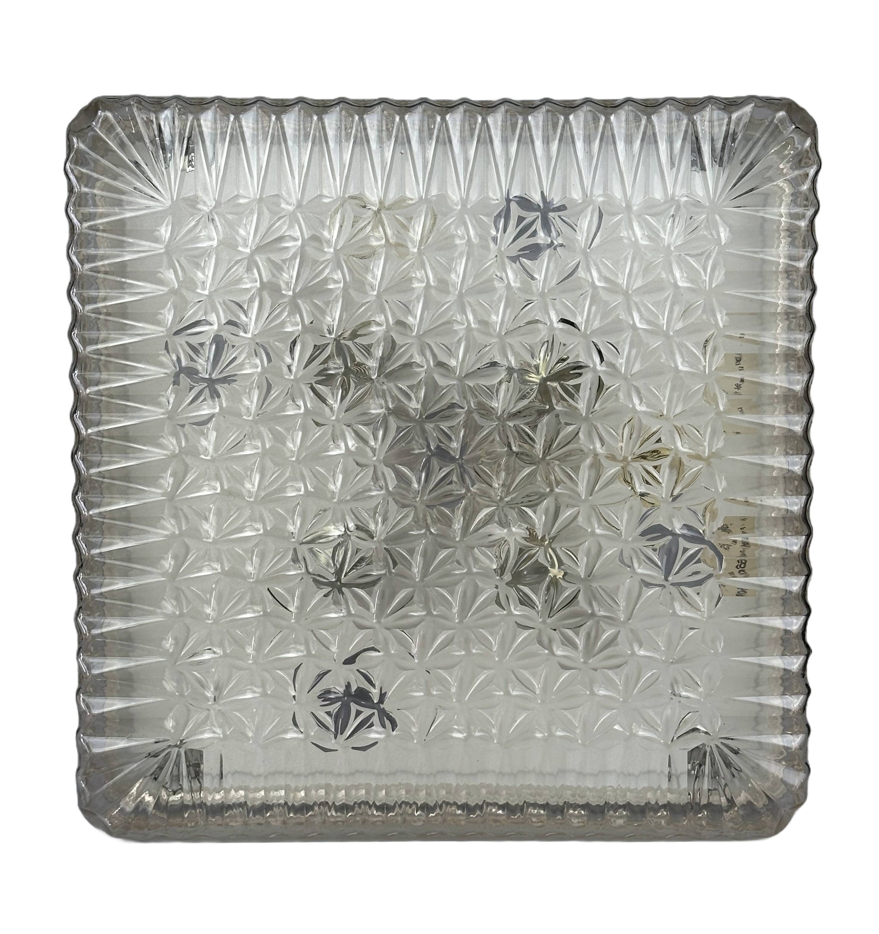 XXL 1960s/70s Plastic Ceiling Lamp by Ridi Leuchten Germany