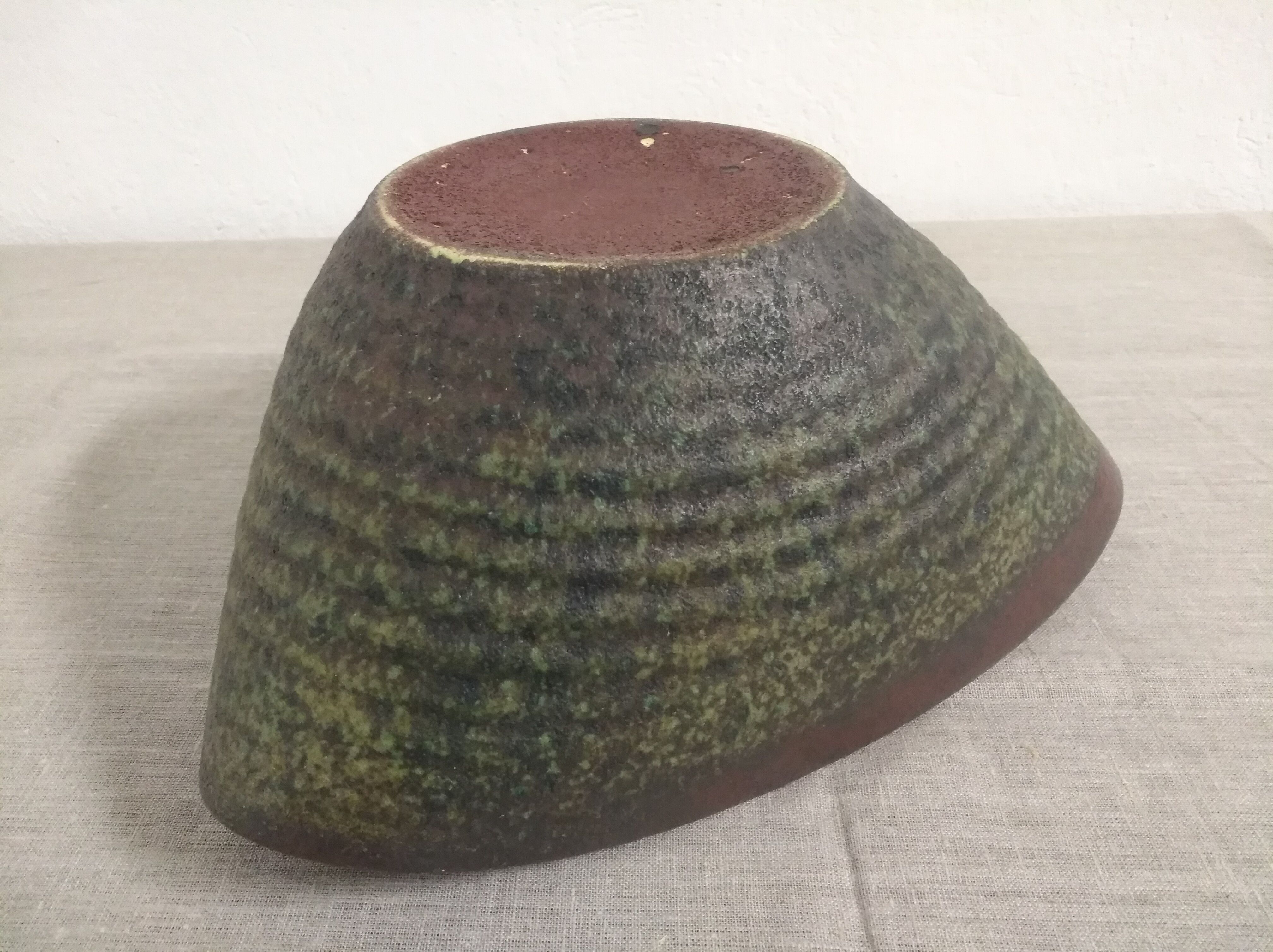 Ceramic salad bowl from the 60s and 70s