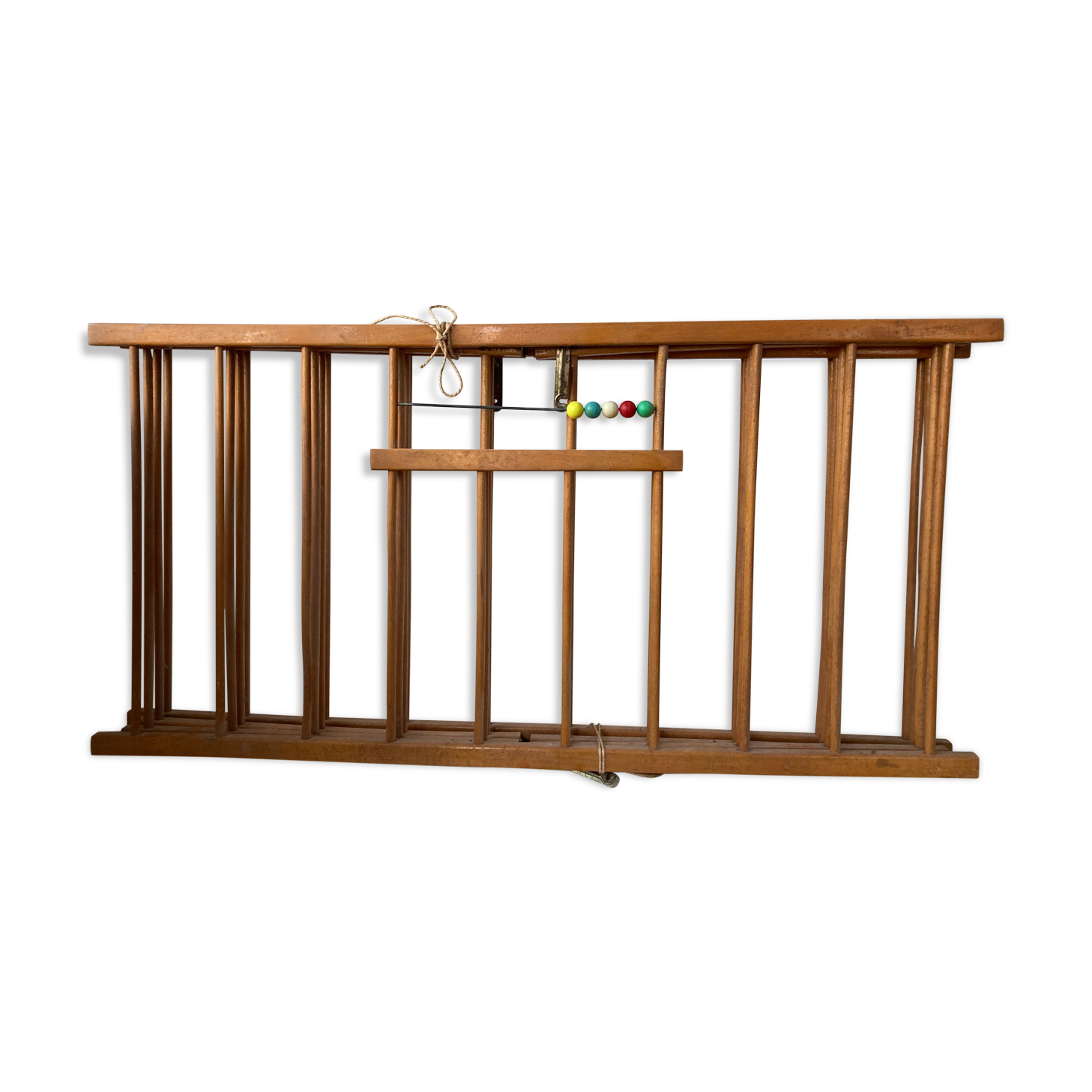 Parc enfant pliable en bois années 60/70
