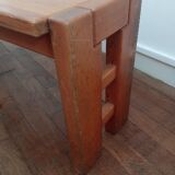 Solid elm bench Maison Regain