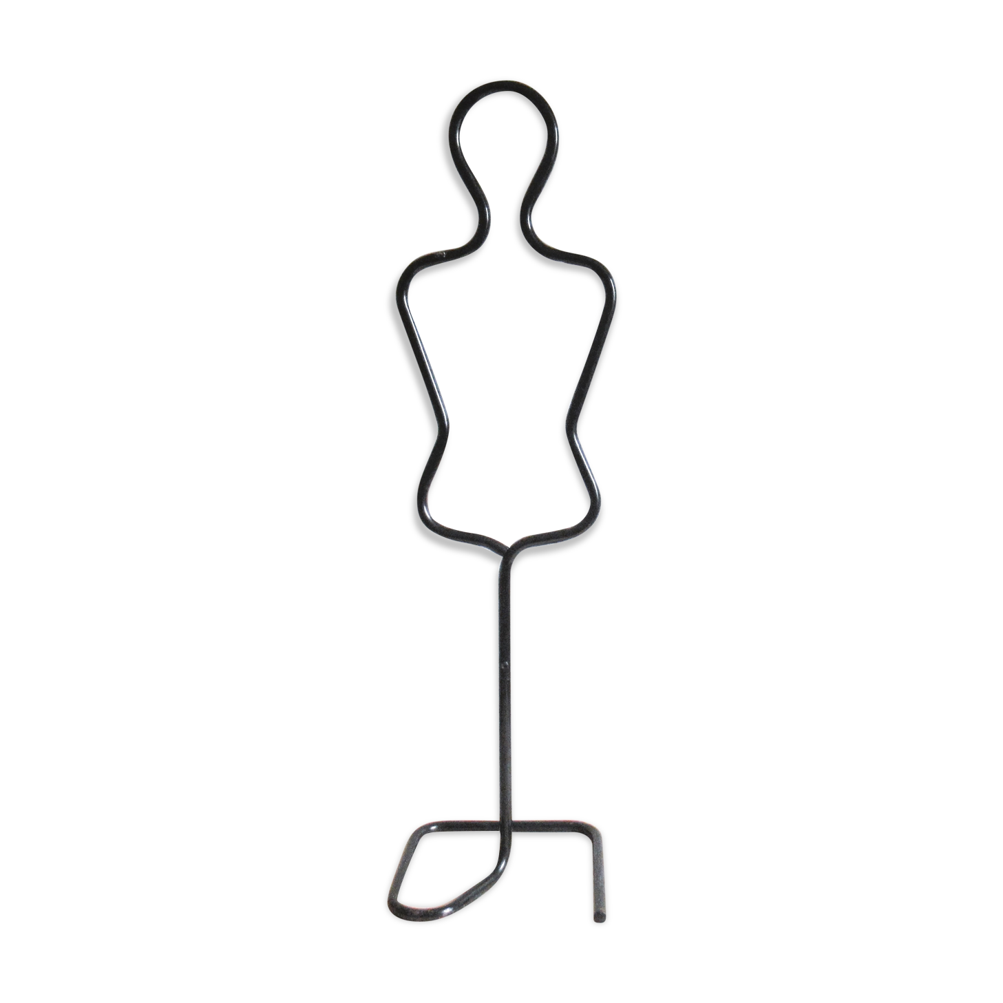 Valet de chambre - Tubular mannequin Black 80s