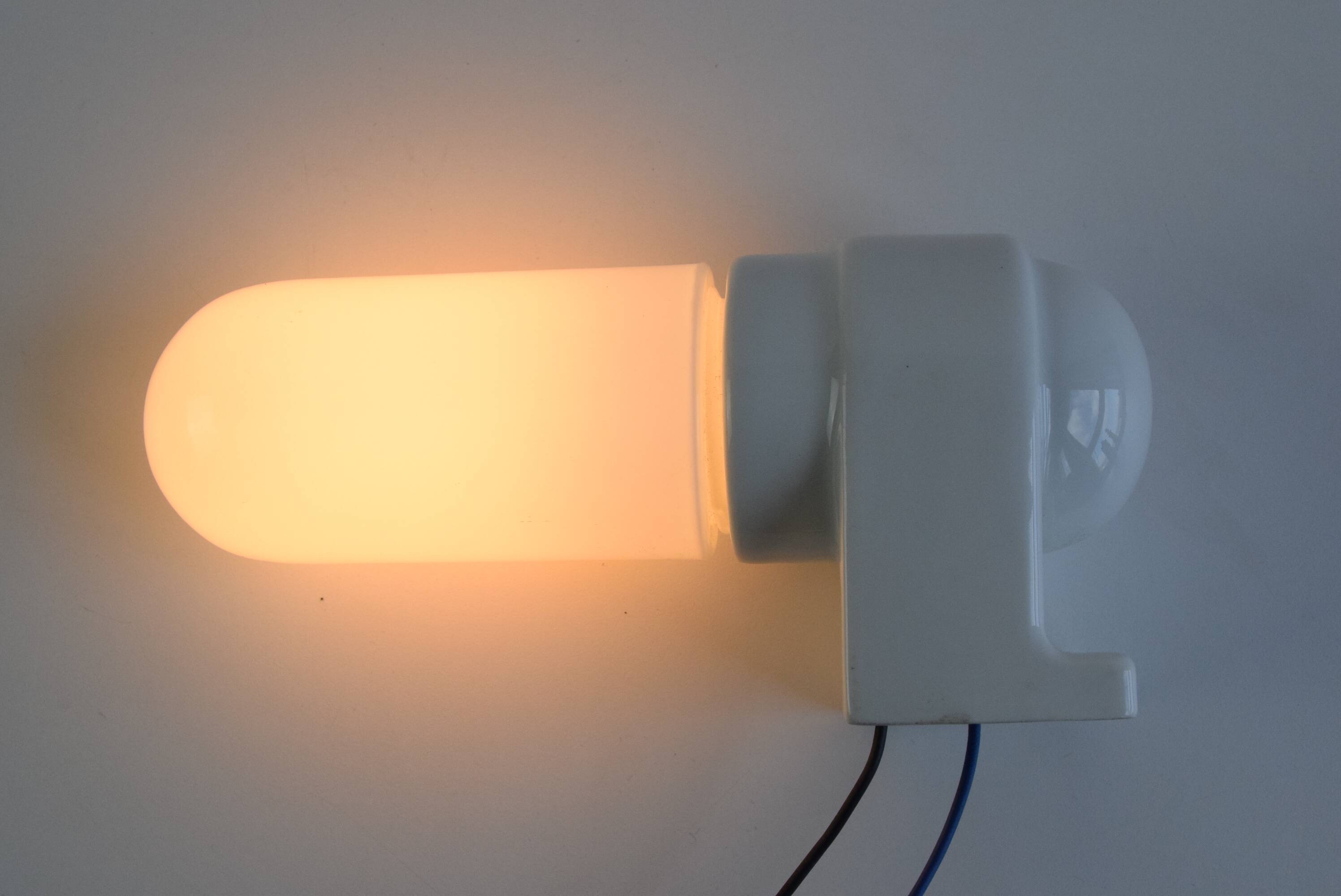 Mid-century ceramic wall lamp