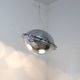 Vintage 'Vog' hanging steel lamp design by AZ Pavia, ITALY 1970s