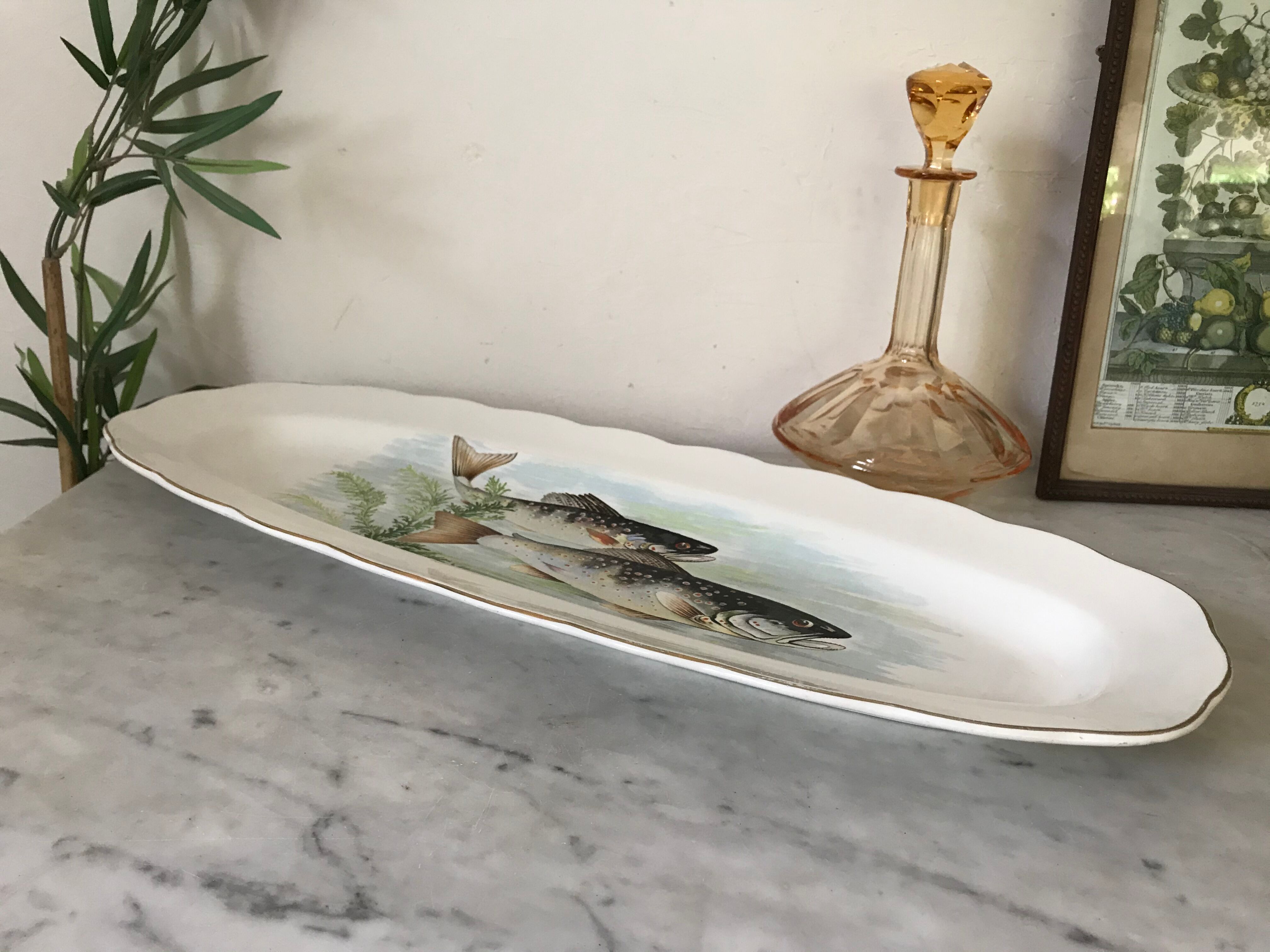 Digoin & Sarreguemines dish