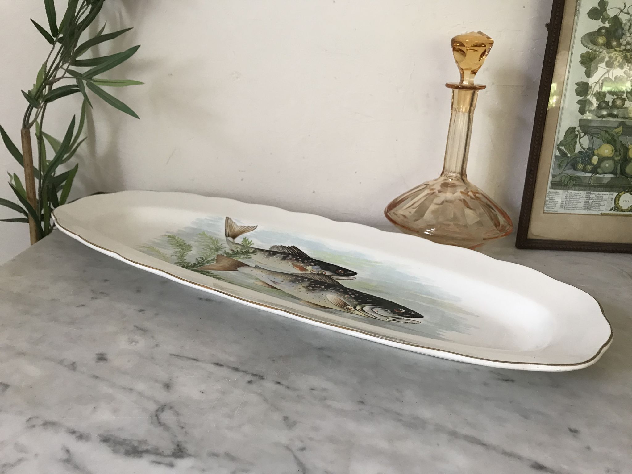 Digoin & Sarreguemines dish