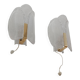 Wall sconces by Carl Fagerlund for Orrefors 1970s