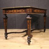 20th century French inlaid writing table