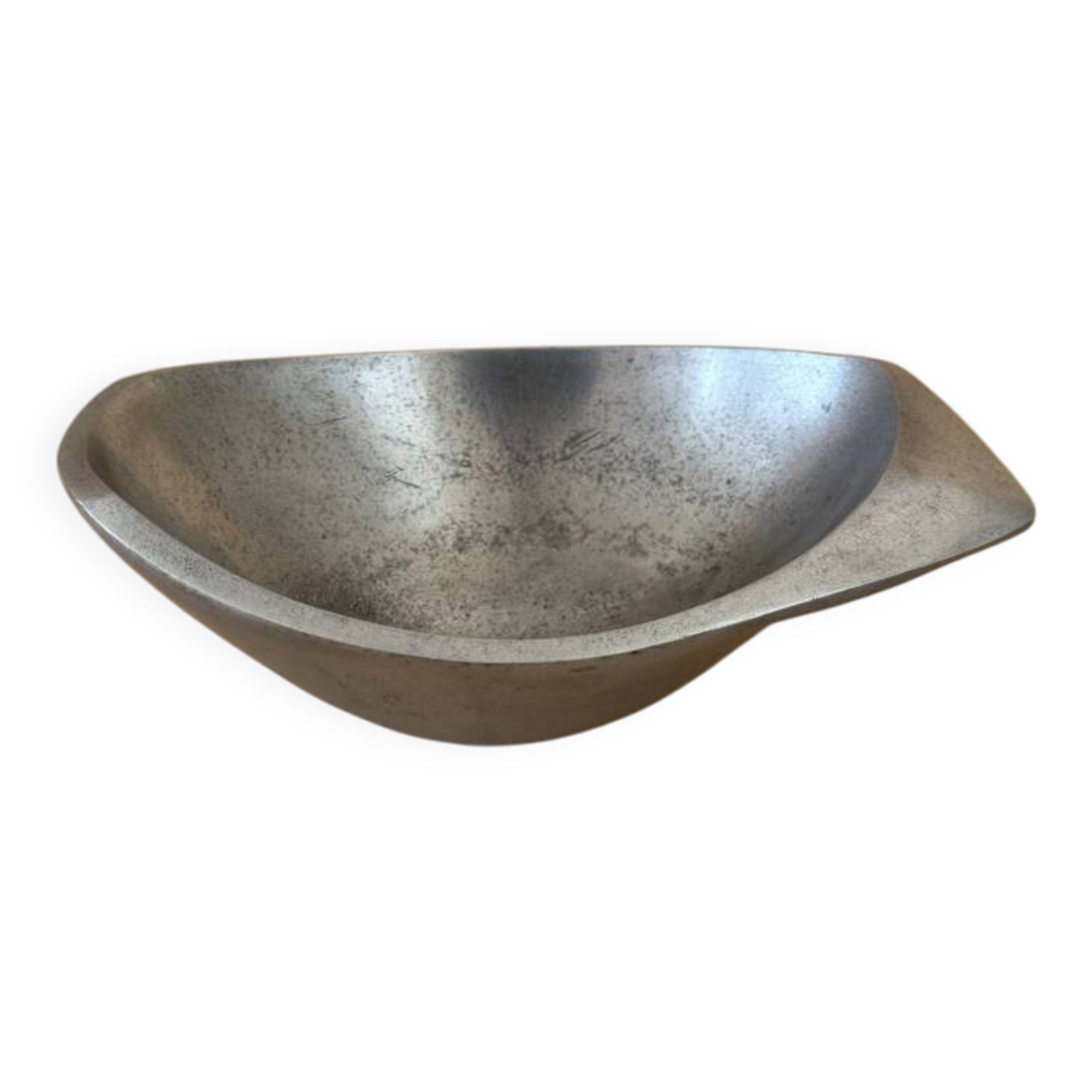 Vintage Modernist Decorative Aluminum Bowl