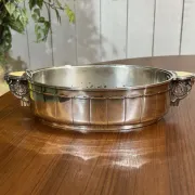 Silver-plated metal jardinière from the Art Deco period - Saglier Frères