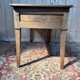 Bureau plat en merisier époque Louis XVI