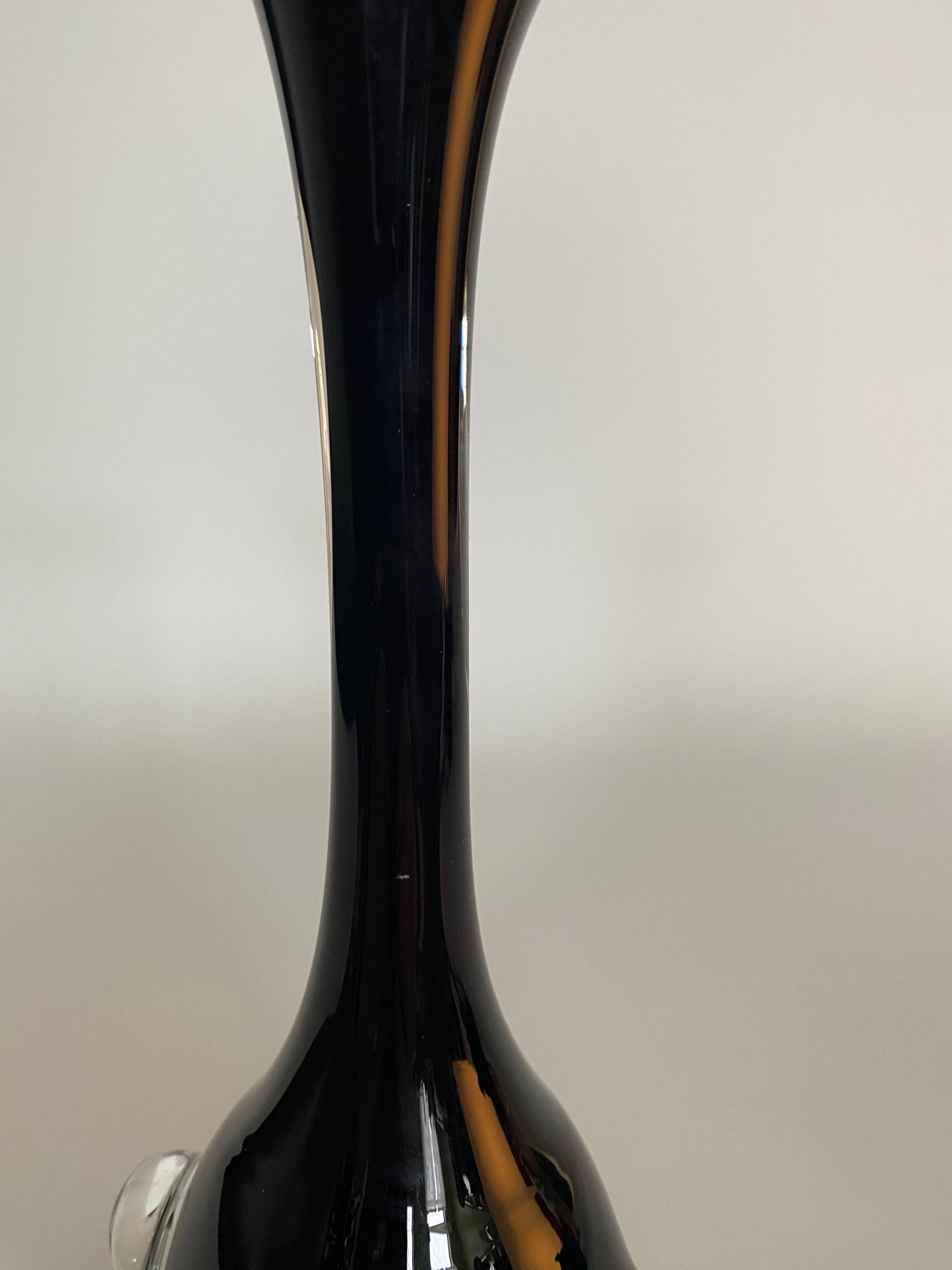 Scandinavian Modern Art Glass Vase by Börne Augustsson for Åseda