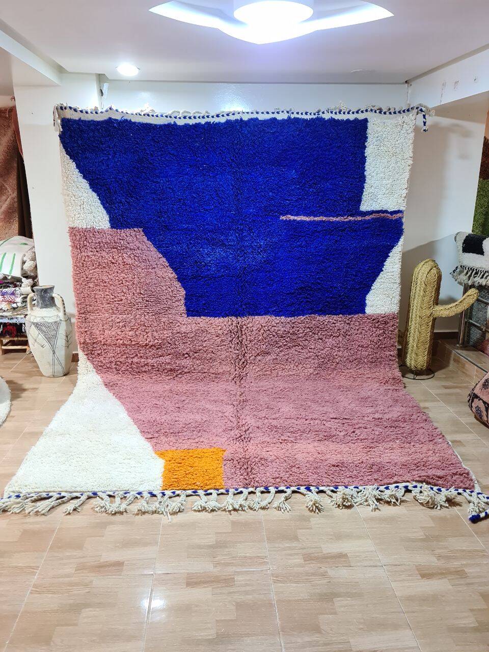 Berber Rug 300x200 cm - Bright Colors and Abstract Design