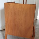 Scandinavian-style compass-footed bedside