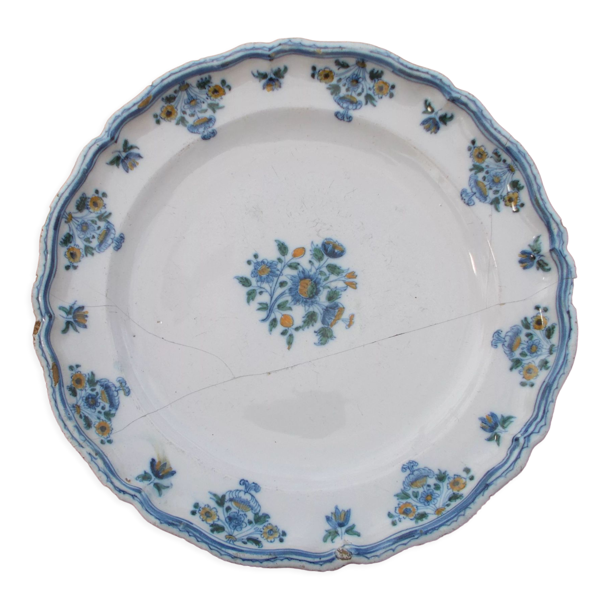 Assiette Faience de Moustiers