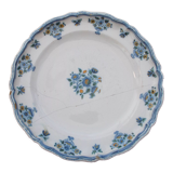 Assiette Faience de Moustiers