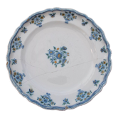 Assiette Faience de Moustiers