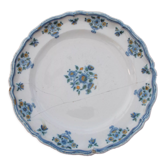 Assiette Faience de Moustiers