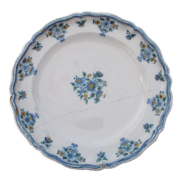 Assiette Faience de Moustiers
