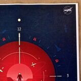 Impression d'après nasa deep space atomic clock red
