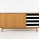 U-460 oak sideboard by Jiří Jiroutek for Interier Praha, 60's
