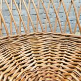 Vintage rattan armchair