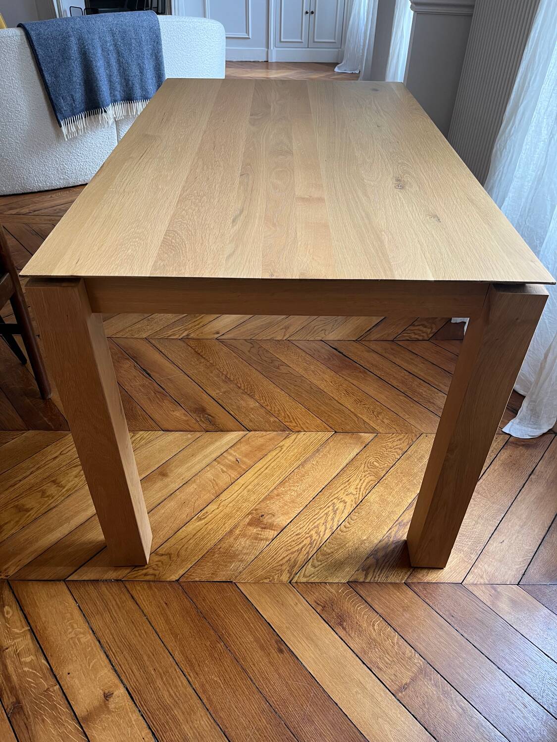 Table de salle à manger ethnicraft en chêne massif