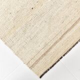 9x11 Brown & Cream Kilim Rug, 262x338Cm