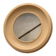 Vintage plastic round mirror
