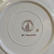 12 antique deep plates "Saint Tropez"