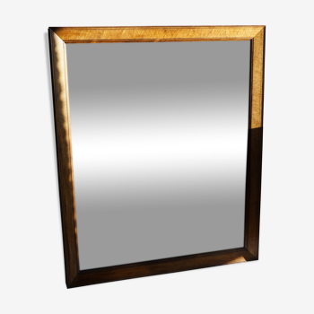 Large wooden mirror 120x144cm