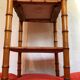 Bedside bamboo collection circa 1870 Napoleon III pitchpin cherry marble