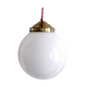 1950s opaline portable lamp